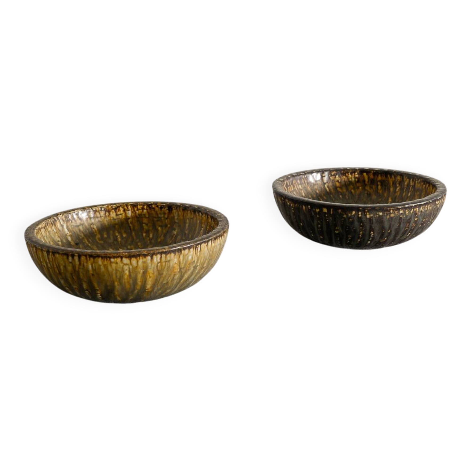 Vintage Swedish Mid Century Ceramic Rubus Bowls Gunnar Nylund, 1950s