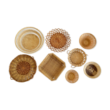 Wall composition of 8 baskets