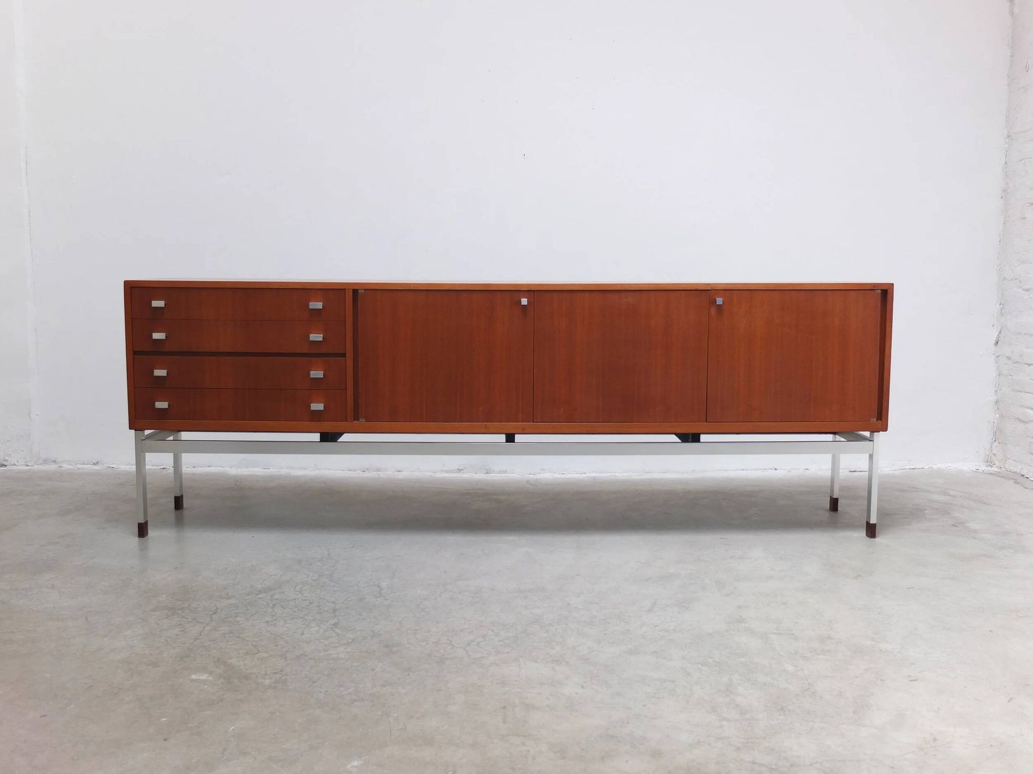 Large modernist sideboard by Werner Wölfers for V-Form, 1960s
