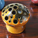 Ceramic flower-picnic vase of the potters of Accolay
