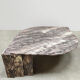 Vintage design marble coffee table midcentury Roche Bobois pink