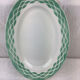 Old artisanal dish made in France Digoin Sarreguemines
