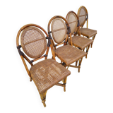 Rattan bistro chairs