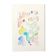 Peinture abstraite originale – composition colorée – 24 x 34 cm