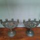 Pair of bronze candlesticks