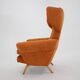 1960s Wing Chair, Czechoslovakia