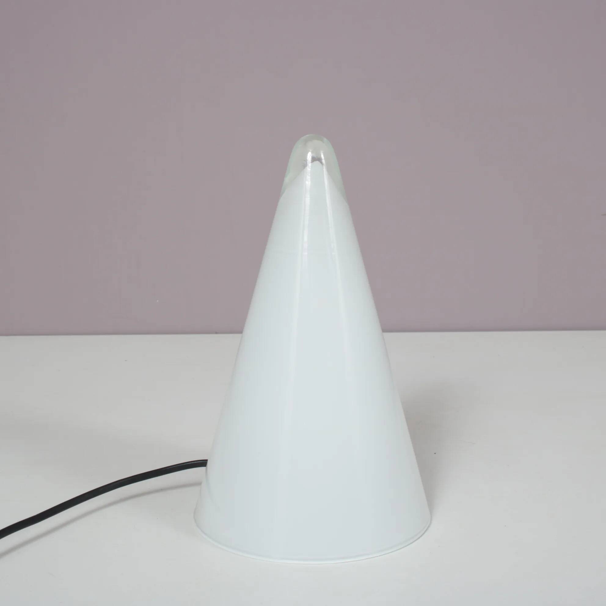 1990s glass “TeePee” lamp by SCE, France