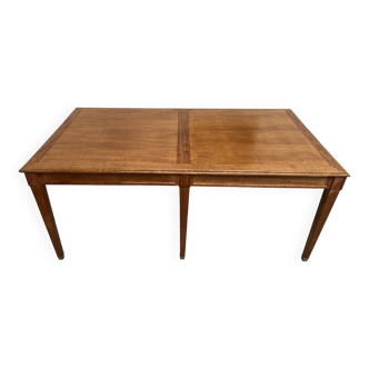 Petite table de ferme ancienne en chêne à 6 pieds