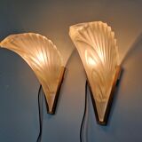 Pair of Art Deco wall lights