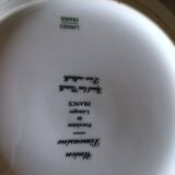 Set of deep plates from Limoges porcelain