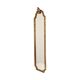 Deknudt Narrow Hall Mirror Gold Gilded Classic Acanthus Crown 138cm