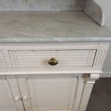 Marble top bathroom cabinet