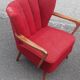 Pair of 1950s cocktail armchairs