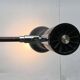 Table lamp or clamp lamp from the mid-century space age by the SLZ team for Swisslamps International.
