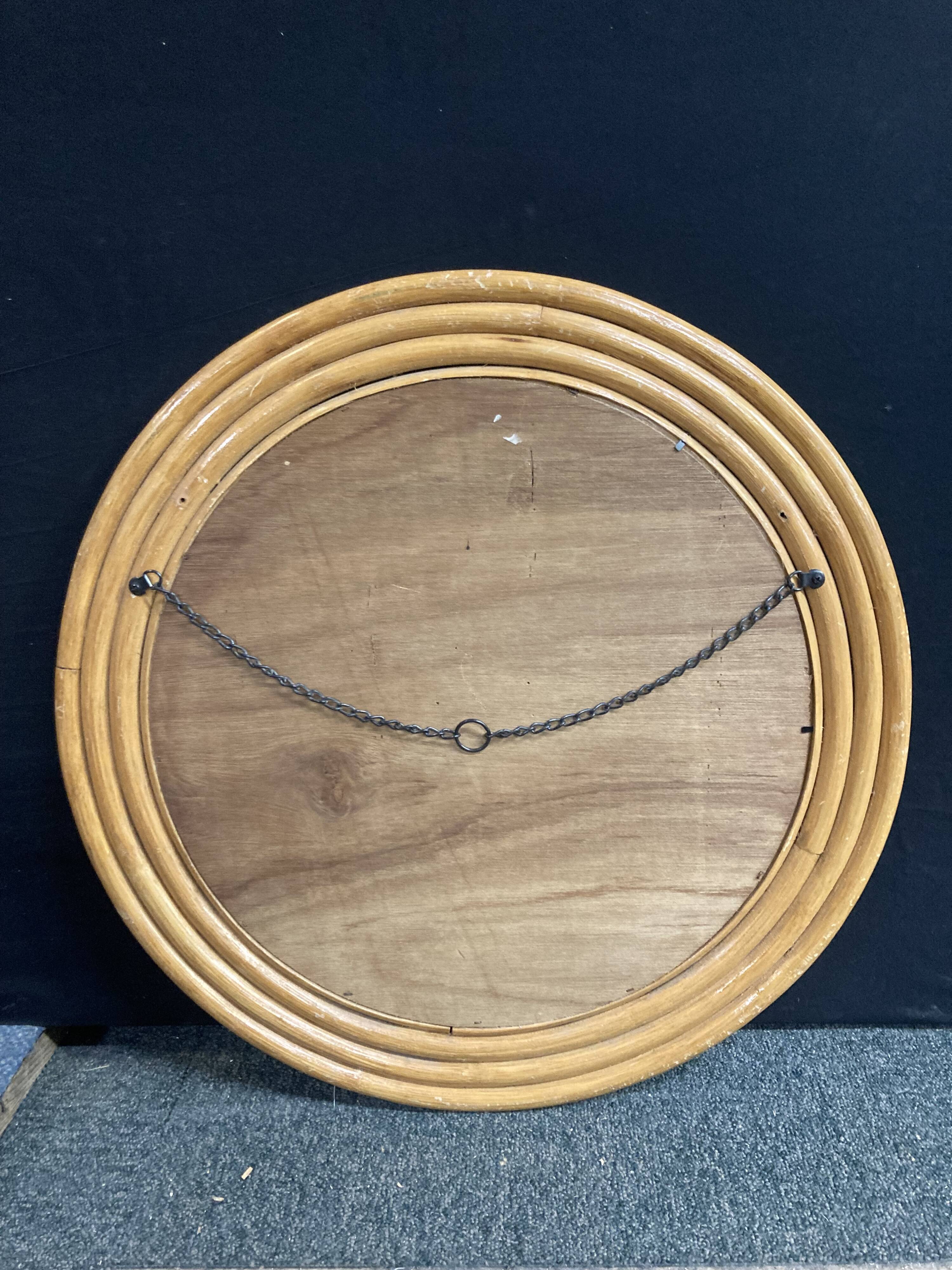 Miroir Encadré Bambou