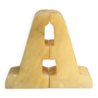 Alabaster bookend A