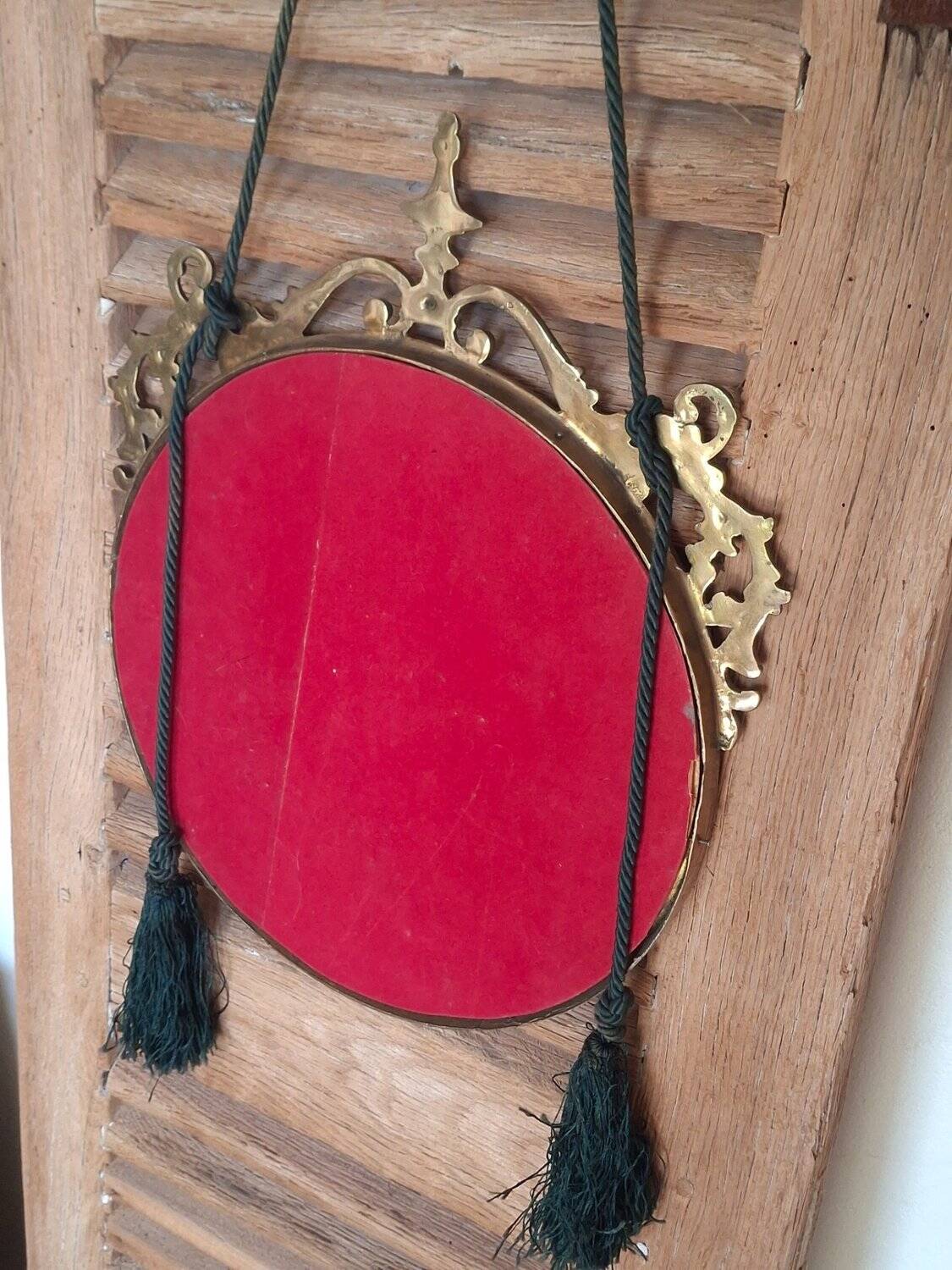 Miroir style victorien en bronze, d'epoque