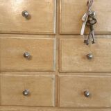 Two-part apothecary cabinet