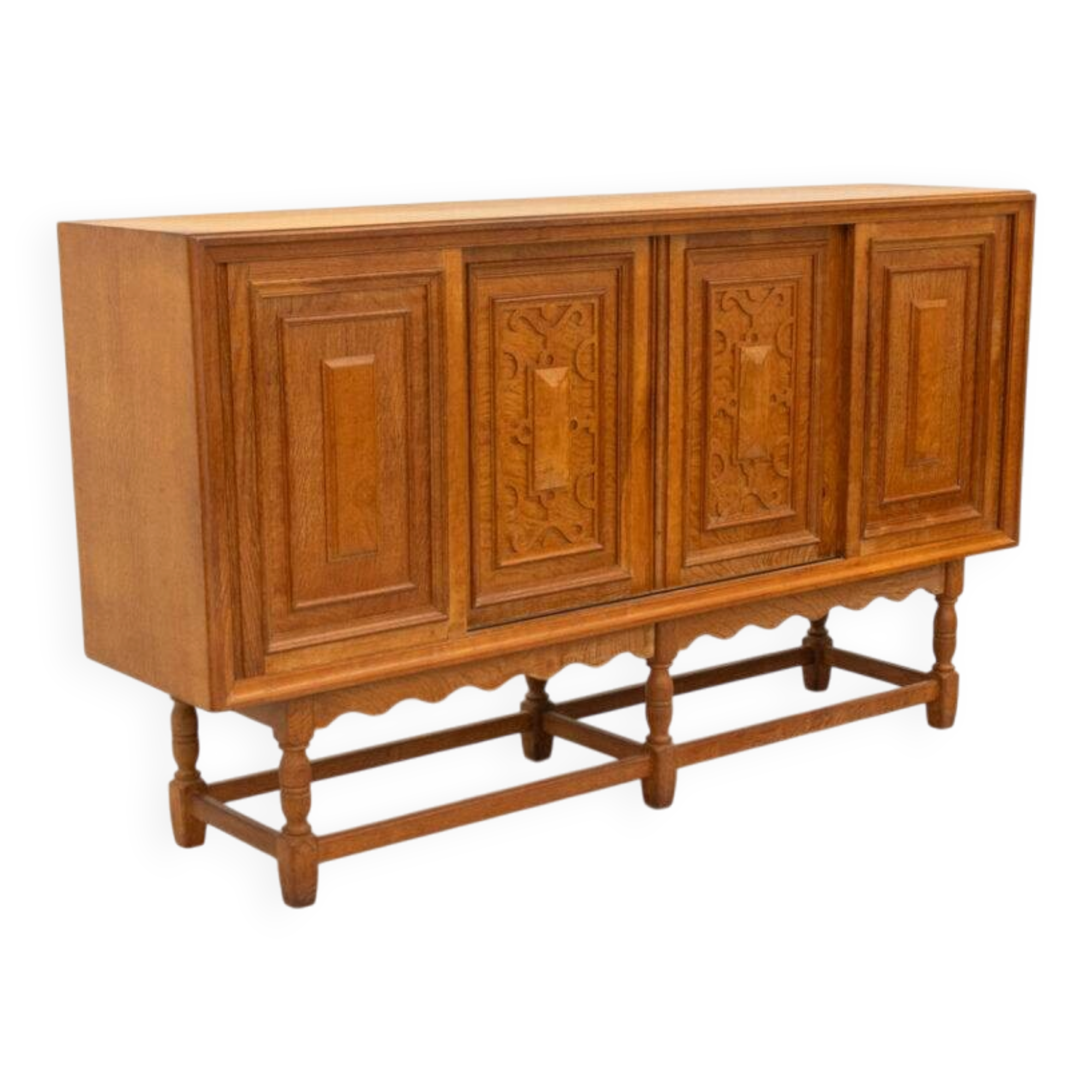 Axel O. Röck oak sideboard, Denmark 1963