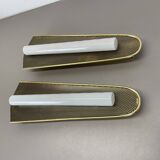 Set of 2 Large 37 cm Honeycomb Theatre Wall Light Elements, Germany, 1950s