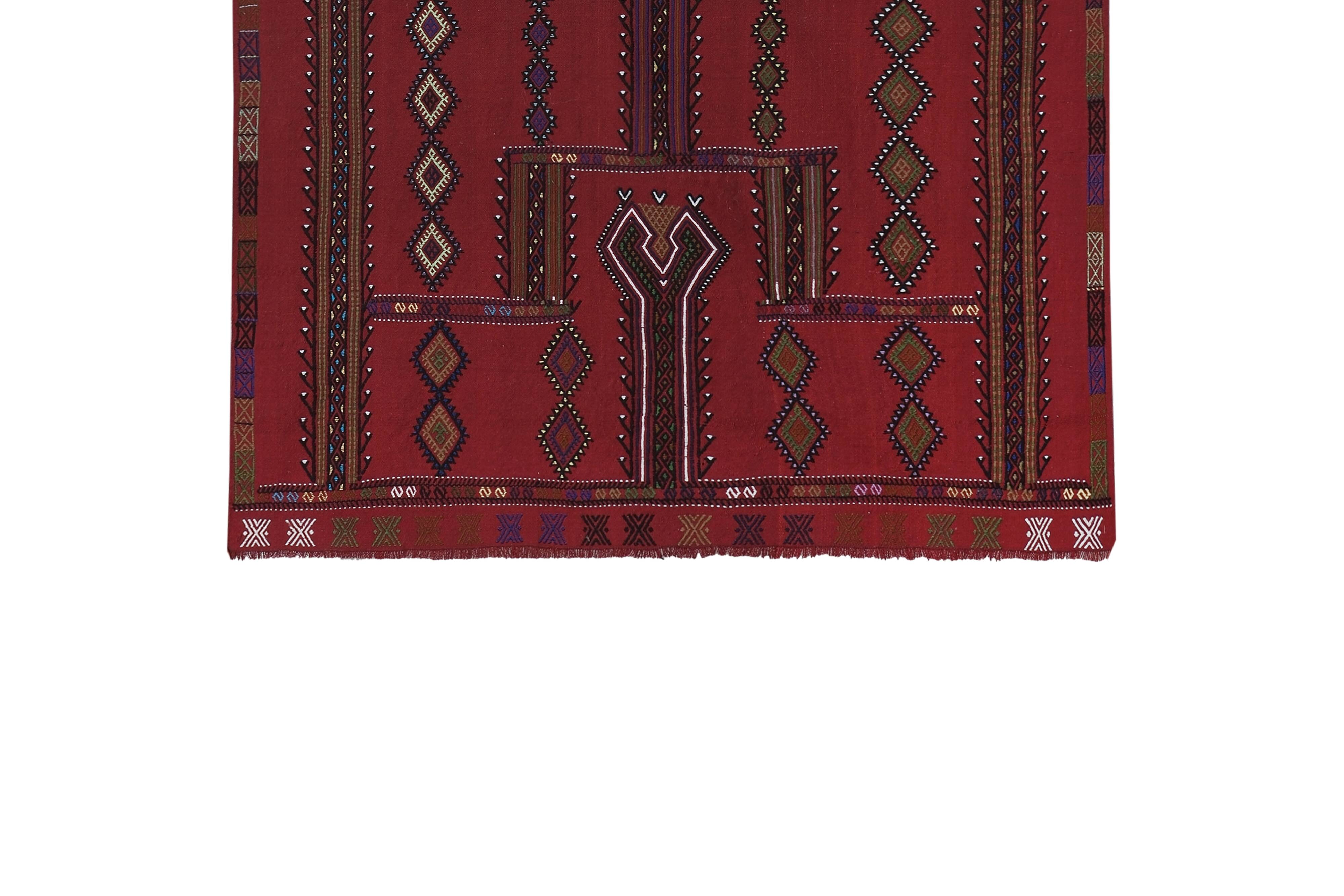 Vintage Turkish Oushak Rug Handwoven 151x235 cm