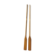 Paire de rames de bateau en bois