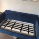 Canapé convertible velours bleu octave camif