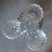 French vintage salt and pepper pinch pot, or spice holders