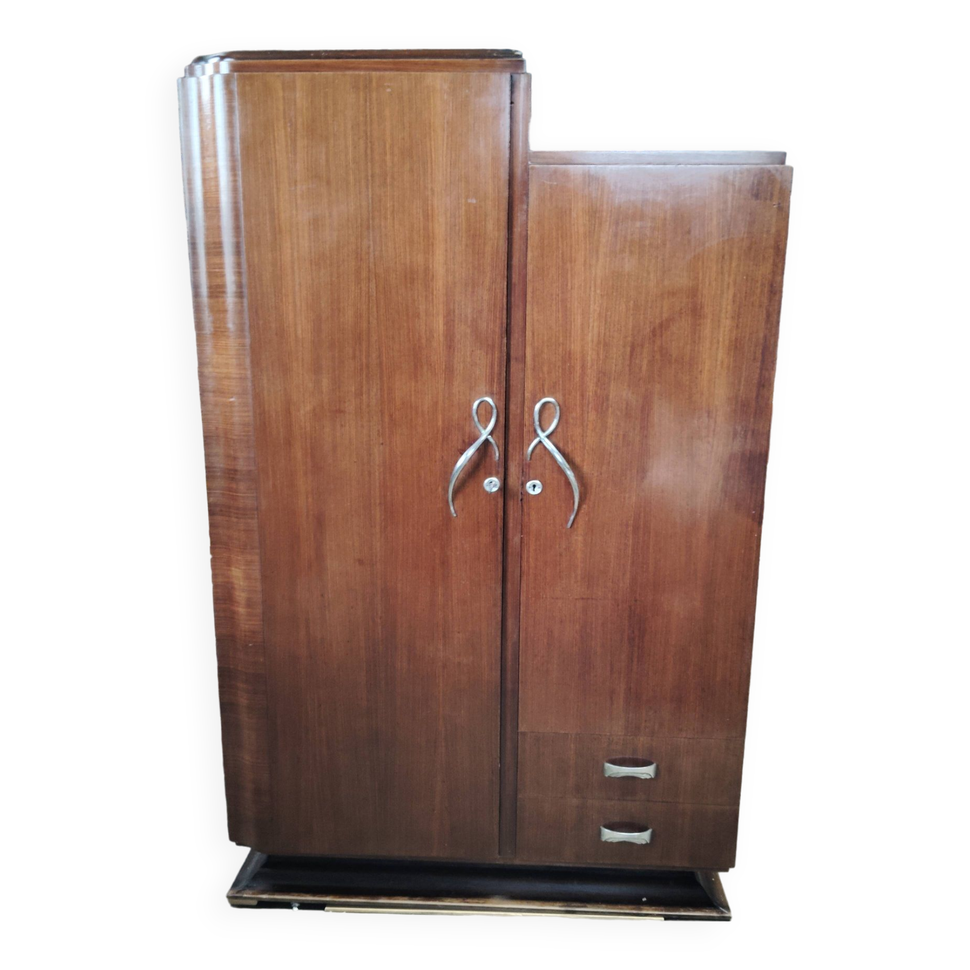 Asymmetrical art deco wardrobe