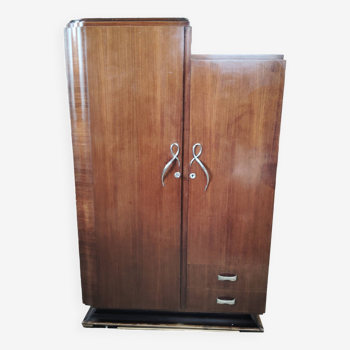 Asymmetrical art deco wardrobe