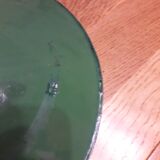 Industrial hanging enamelled green