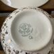 6 cups and sub-cups Villeroy and Boch "little golden flowers" 50s