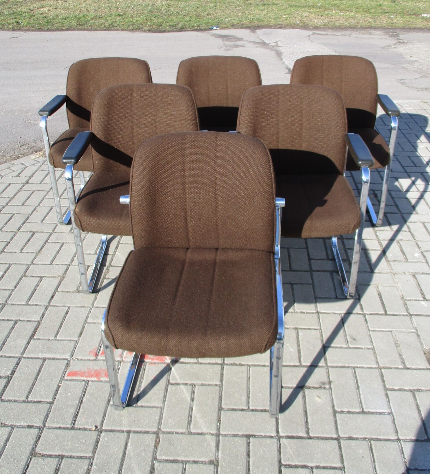Set of Six Chairs, Röder Söhne, Germany, 1970s