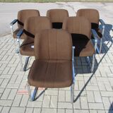 Set of Six Chairs, Röder Söhne, Germany, 1970s