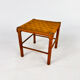 Tabouret en pin massif et corde, années 1950