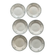 Set of 6 flat plates Saint Amand