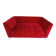 Red Fabric Monster Three-Seat Sofa with Rose Pattern from Bretz