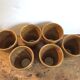 6 mugs in stoneware