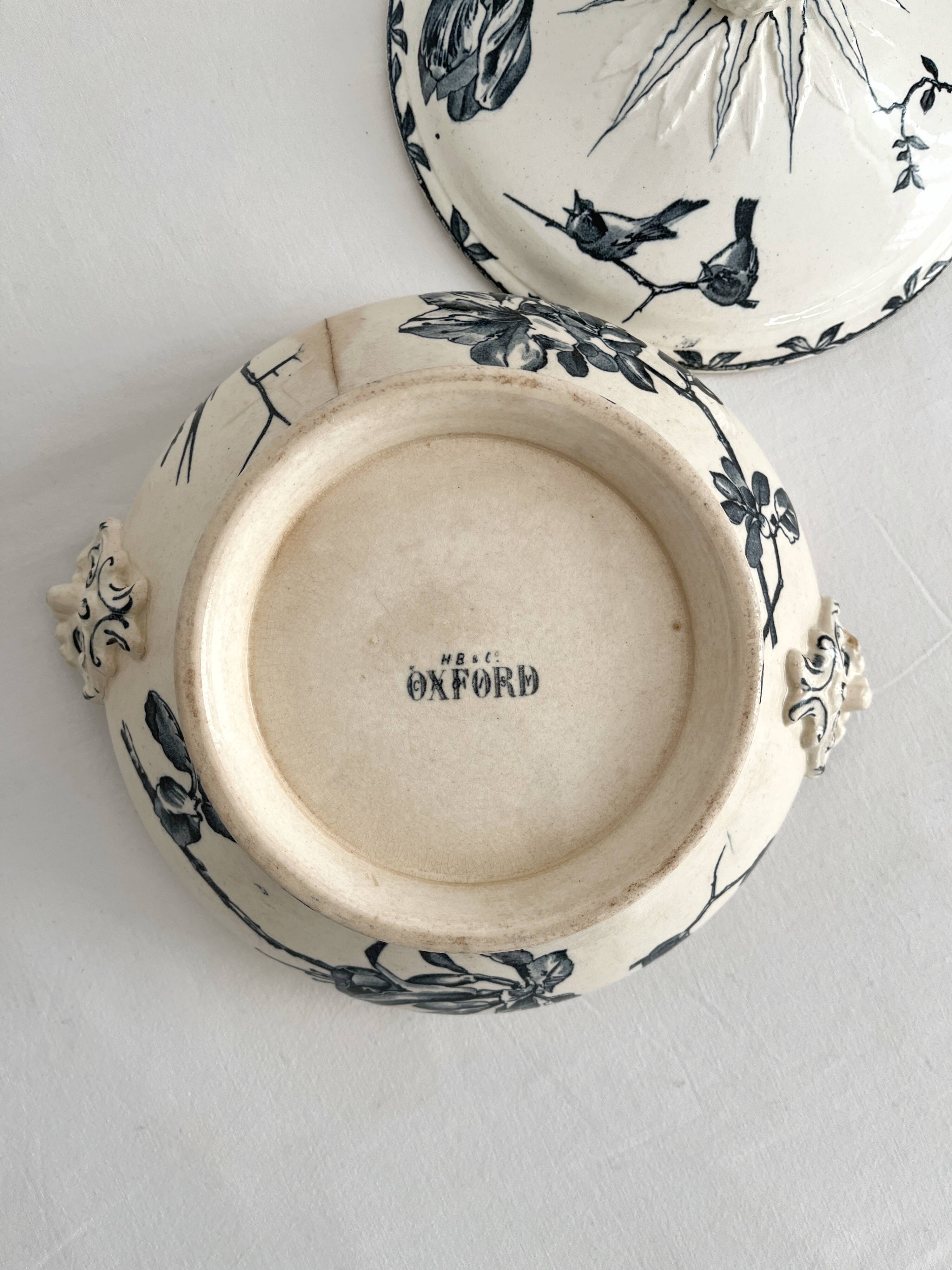 Ironstone tureen, "Oxford" Choisy le Roi