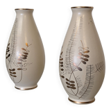 Pair of Art Deco vases from the Sainte-Radegonde factory, 1930s