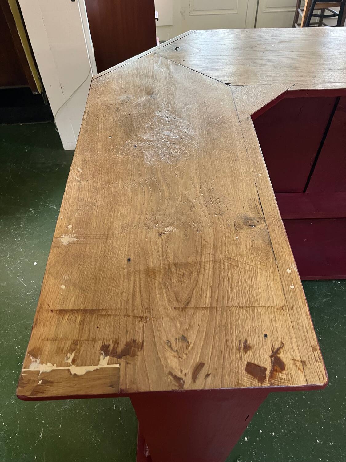 Small shop counter