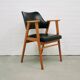 Vintage chair with skai armrests