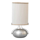 Lampe de table vintage de l'ère spatiale en métal chromé – années 1970