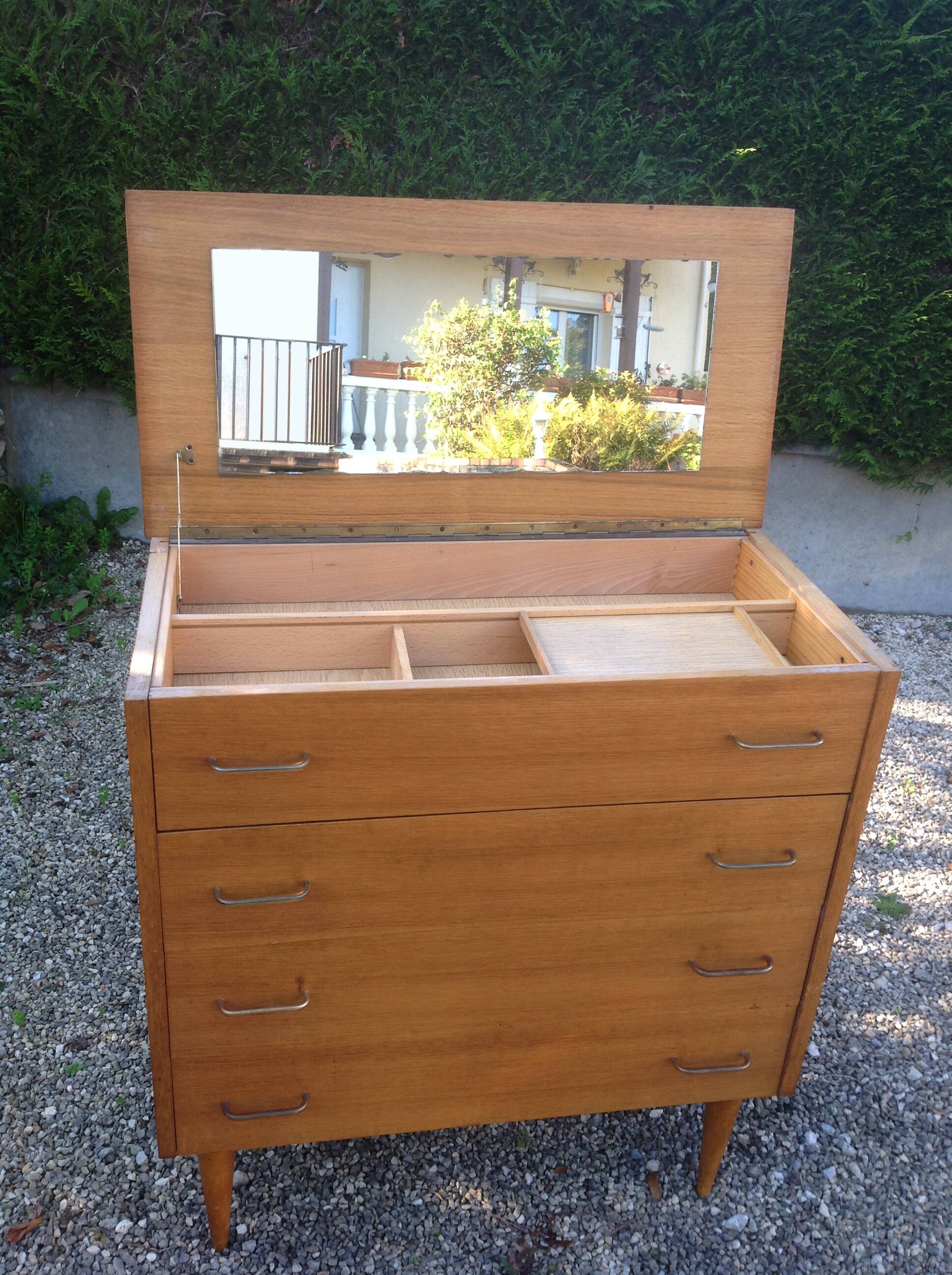 Chest of drawers, 3-drawer dressing table, 1960s