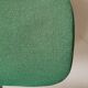 Set de 4 chaises vertes en tissu Strafor steelcase