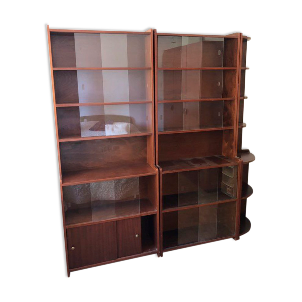 Bibliothèque modulable, vitrine vintage | Selency