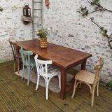 Oak farmhouse table