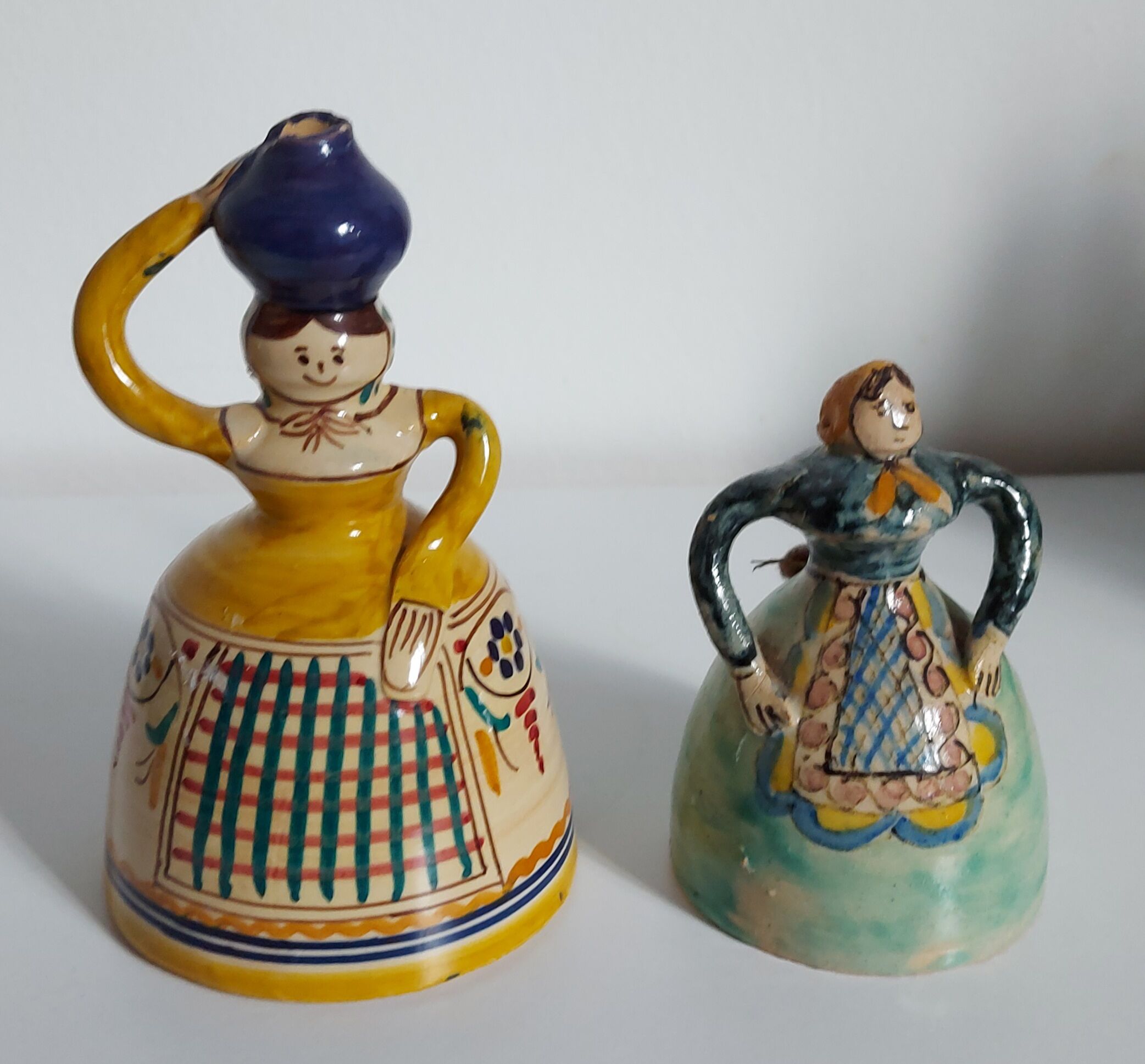 Pair of ceramic bells