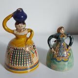 Pair of ceramic bells