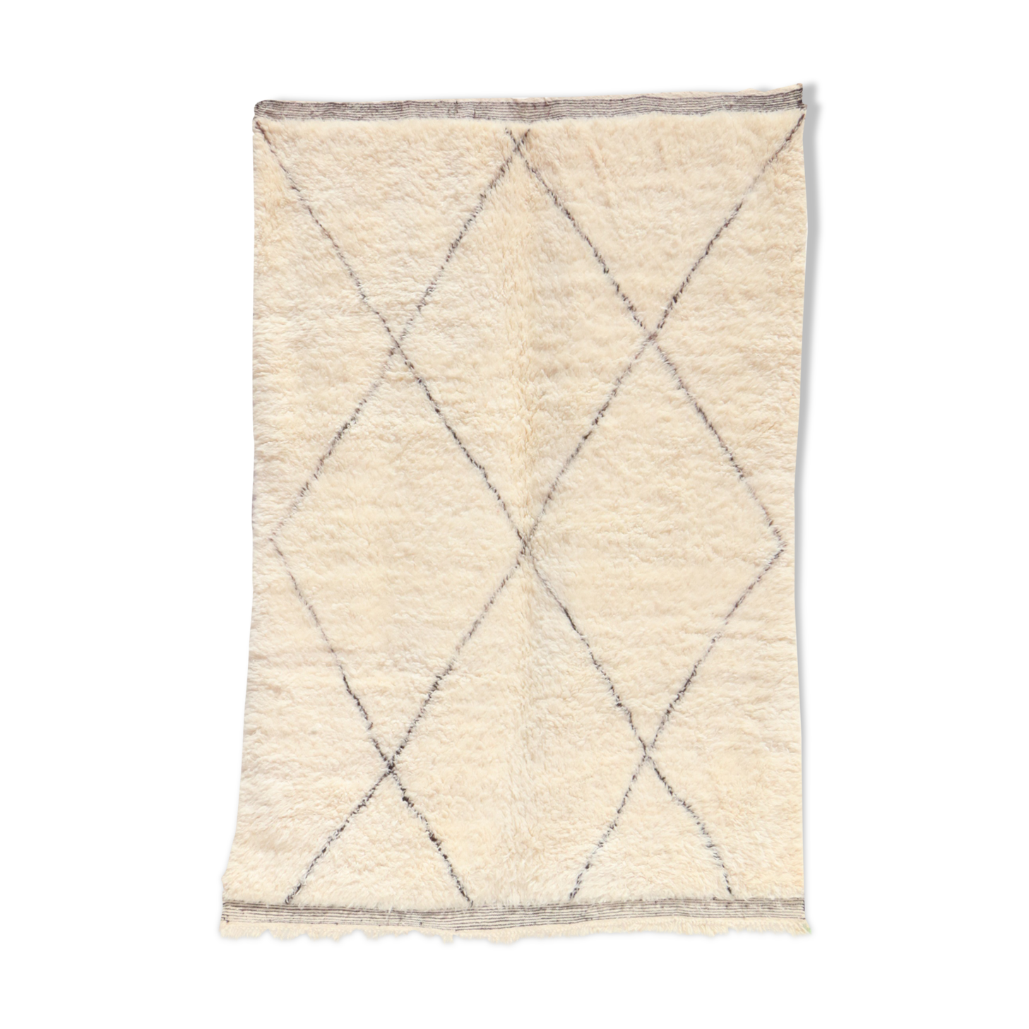 Beni ouarain tapis berbère classique 182 x 264 cm